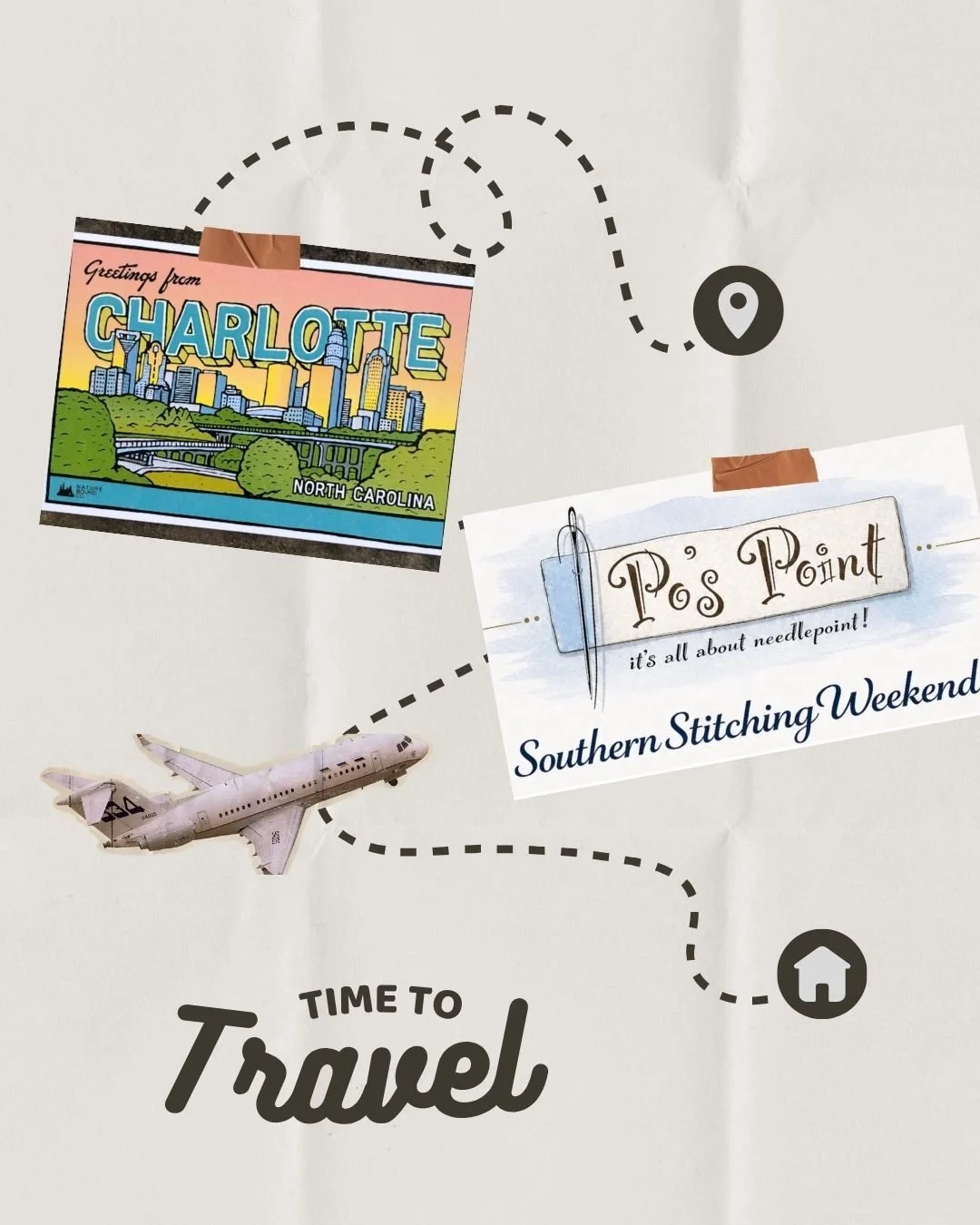 Can't wait to see everyone at the Pos Point Southern Stitching Weekend