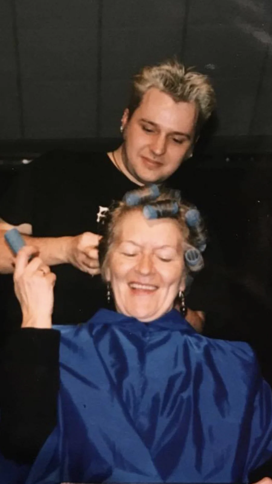 Tony’s first hair show, in the 90s