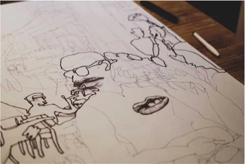 A man who was listening to others didn’t speak in a physical way. But in his heart there was a strong desire of talking out loud.