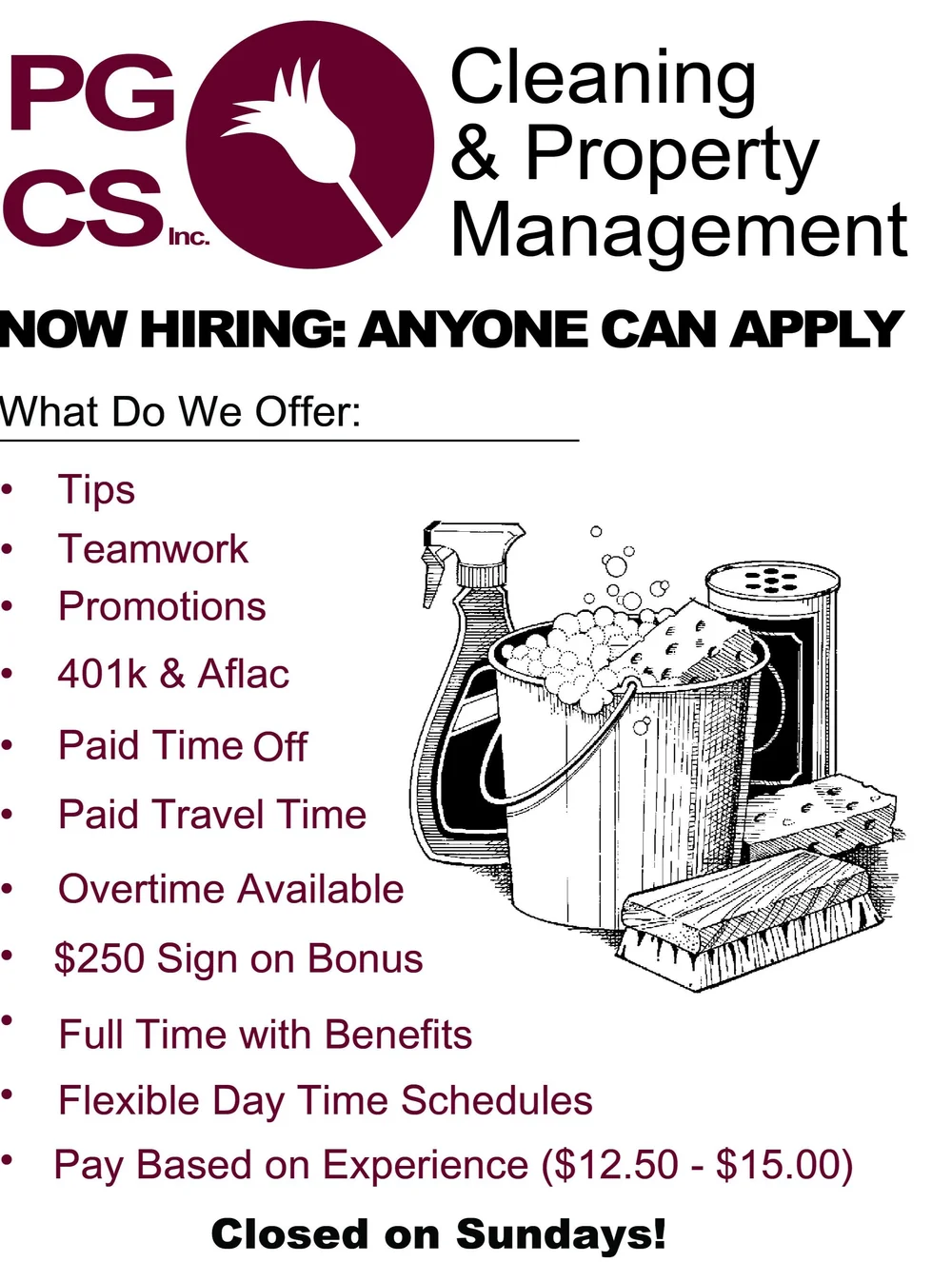 Employment — PGCS INC.
