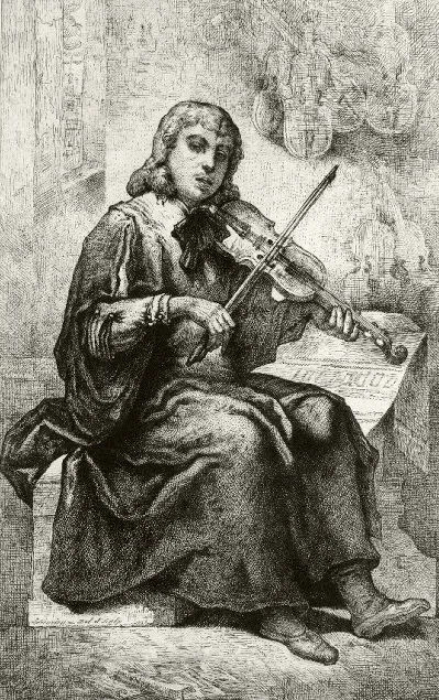 Nicolò Amati (1596-1684) by Jacques-Joseph Lecurieux (1801-1870s)