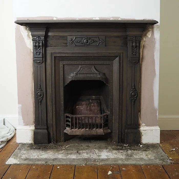 FIREPLACE MAKEOVER REVEAL