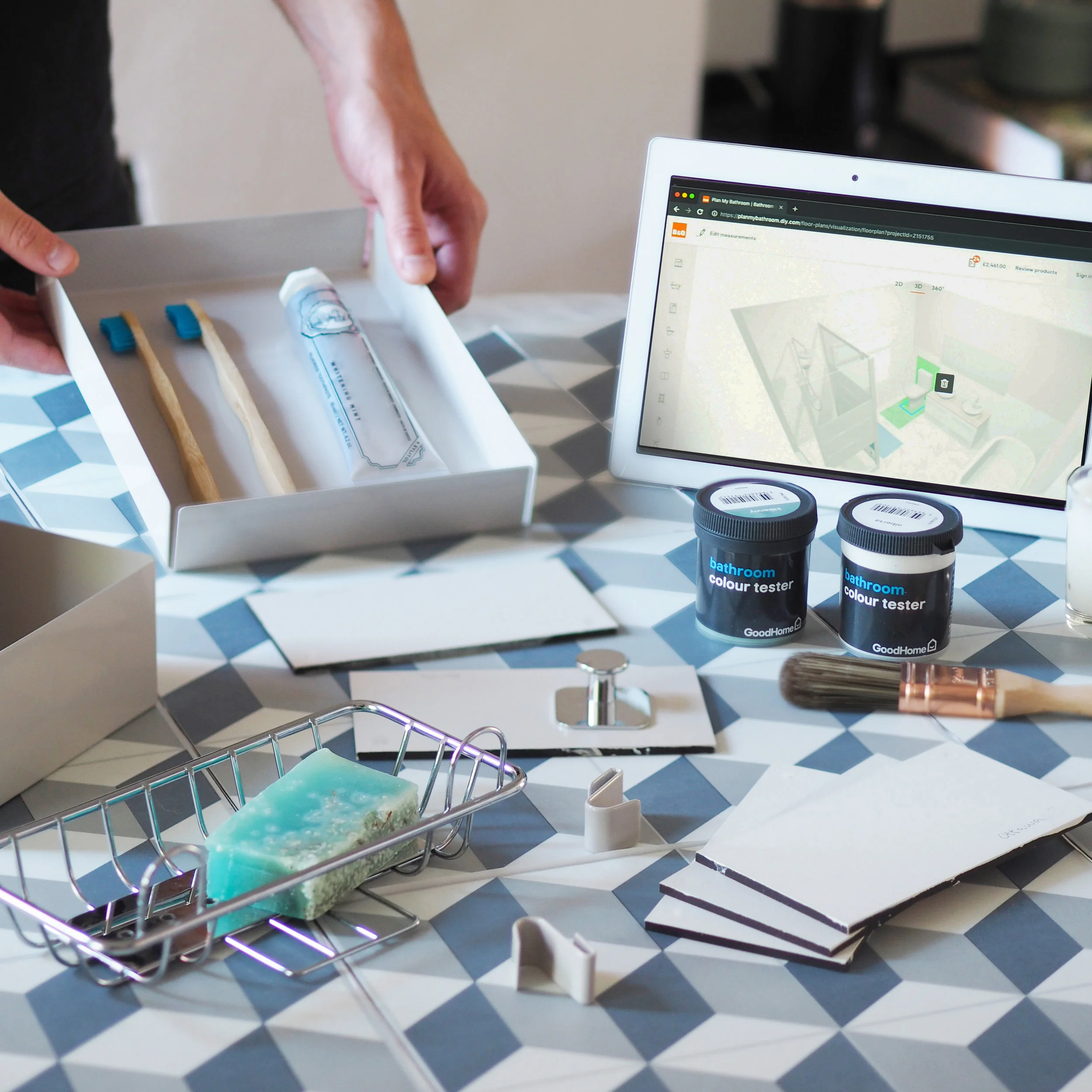 PLANNING MY BATHROOM WITH B&amp;Q'S GOODHOME RANGE