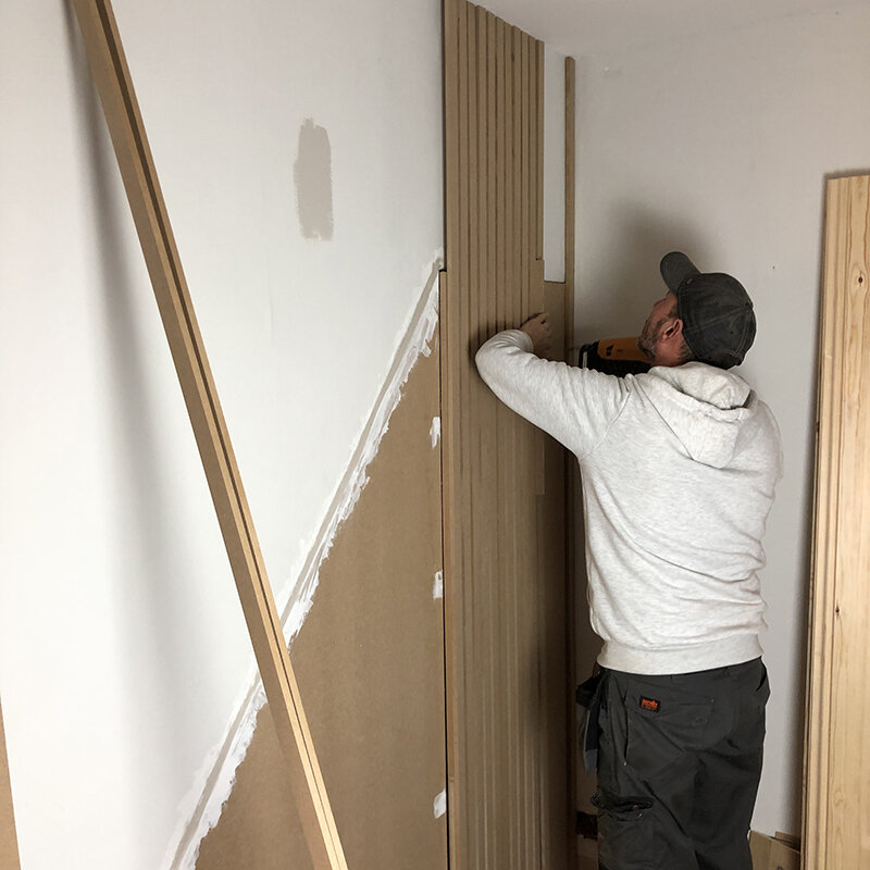 How To Create A Hidden Door Wall With Panels