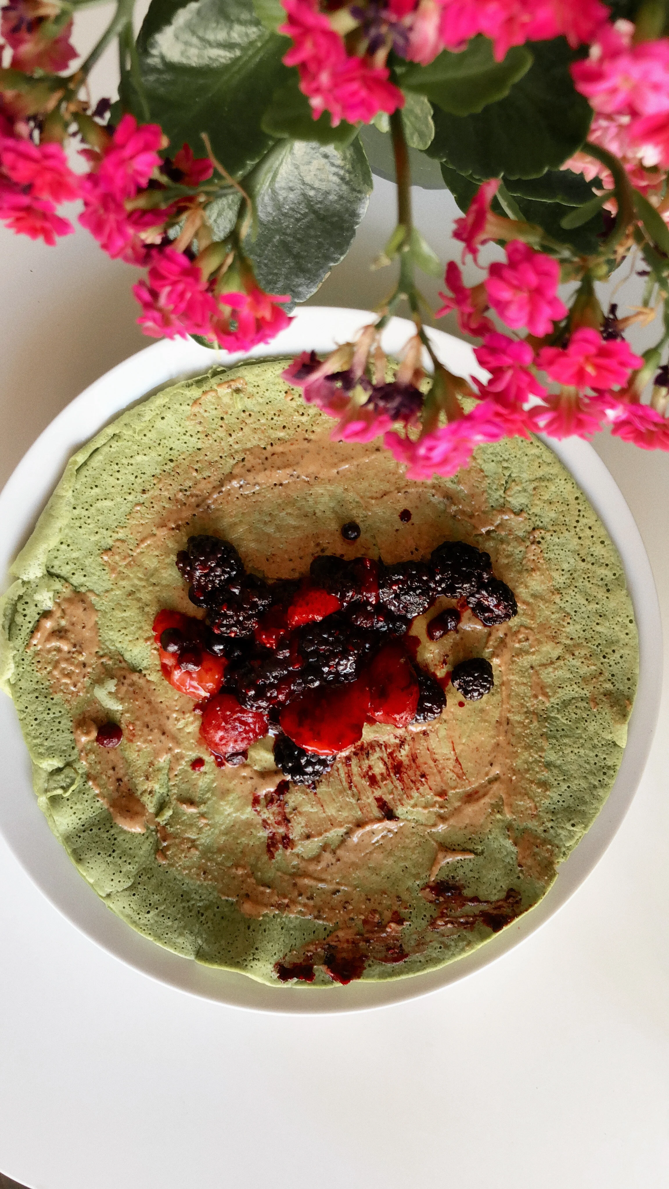 Crêpe Protéinée aux épinards