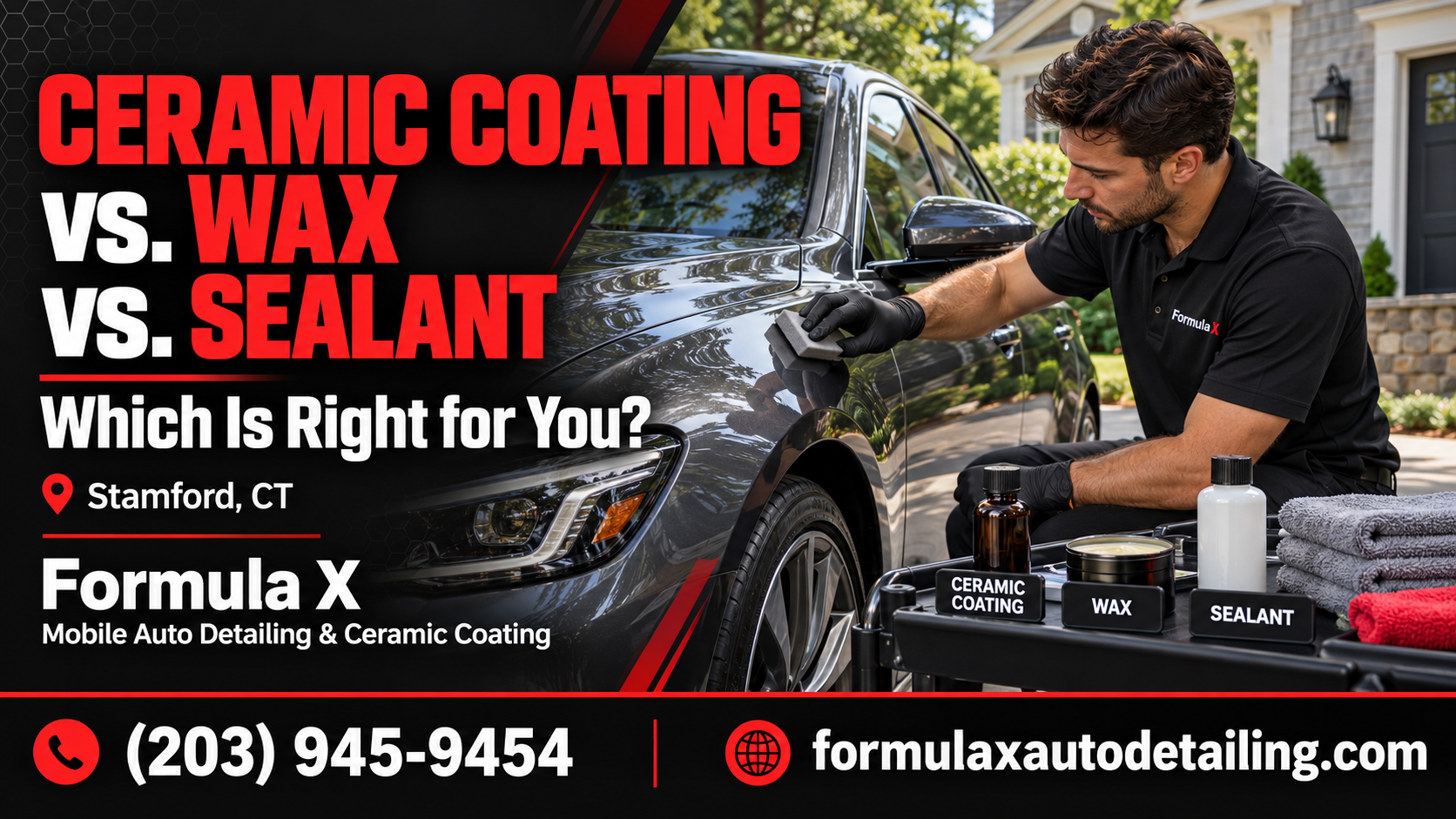 Ceramic Coating vs. Wax vs. Sealant: Which Is Right for You?