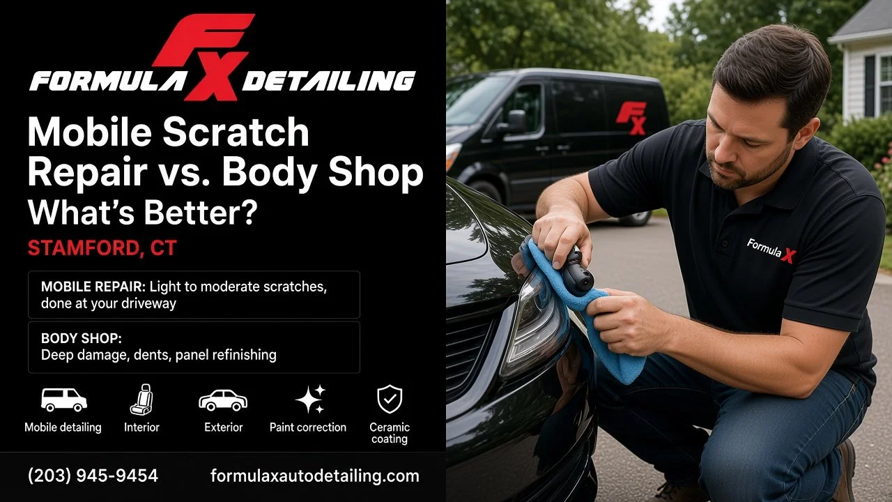 Mobile Scratch Repair vs. Body Shop: What’s Better?
