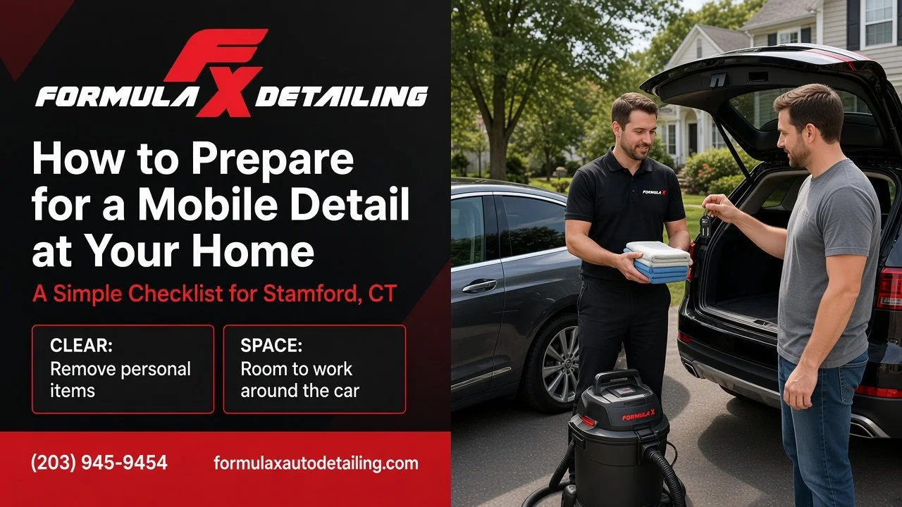 How to Prepare for a Mobile Detail at Your Home