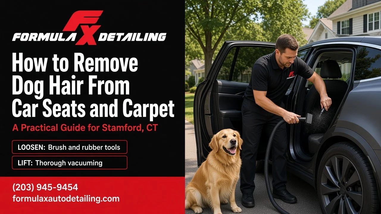 How to Remove Dog Hair From Car Seats and Carpet