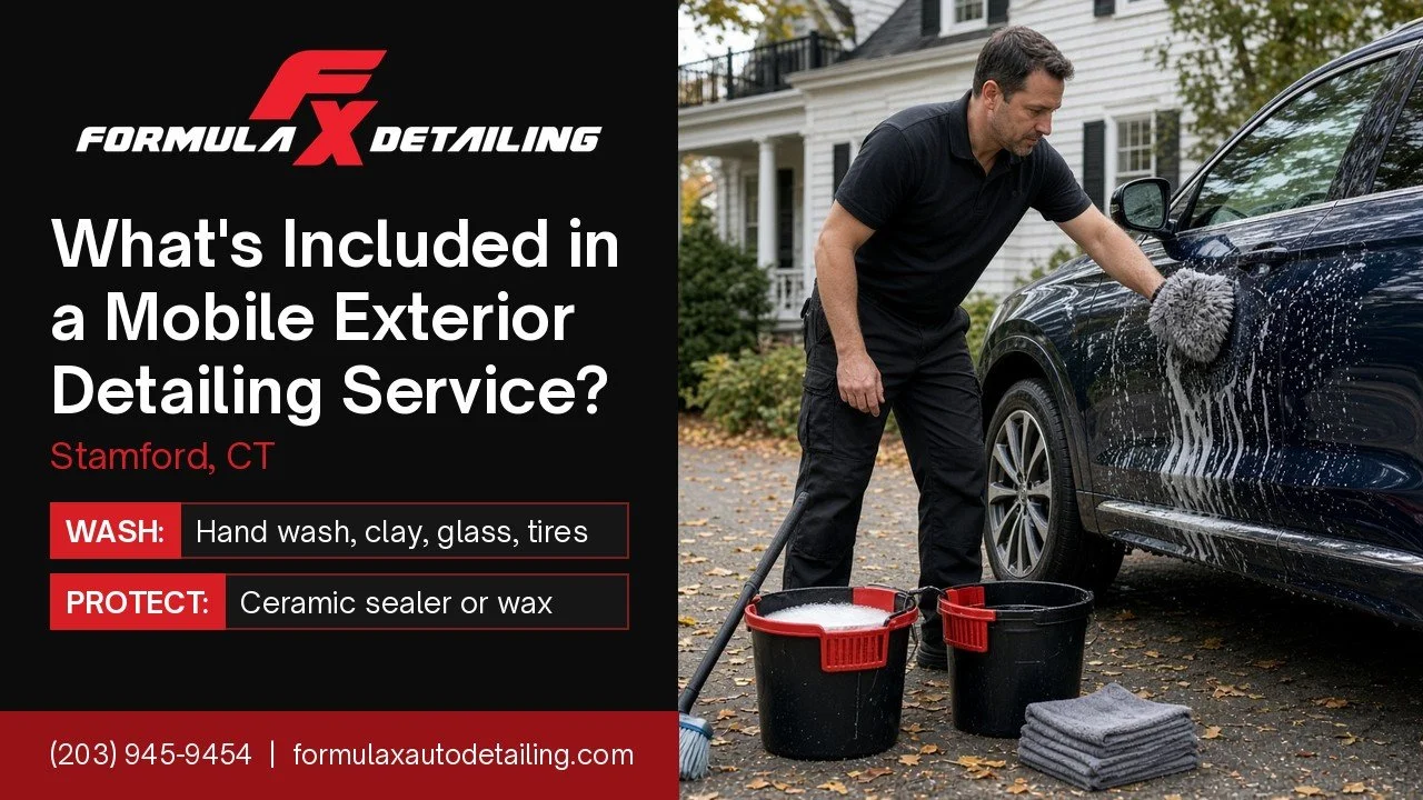 What's Included in a Mobile Exterior Detailing Service?
