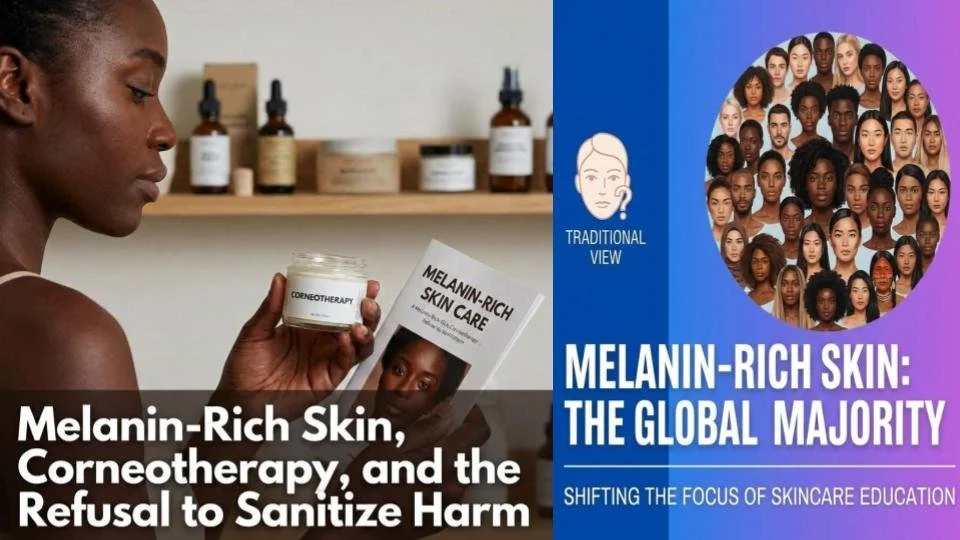 Global Majority Melanin-Rich Skin, Corneotherapy, and the Refusal to Sanitize Harm