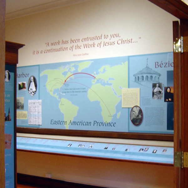 RSHM timeline wall