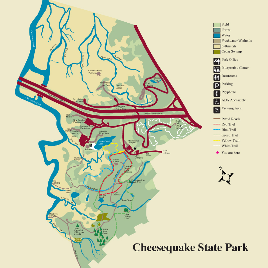 Large State Park Map
