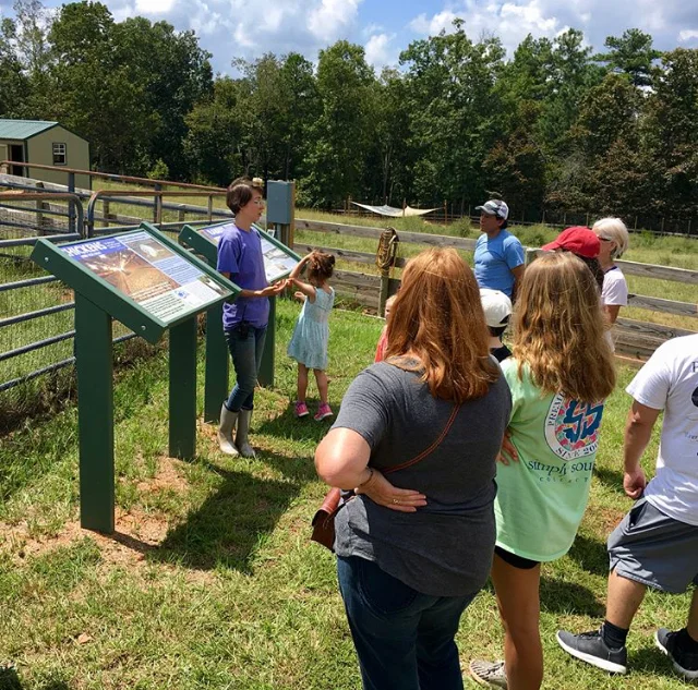 FCFS interpretive outdoor signage