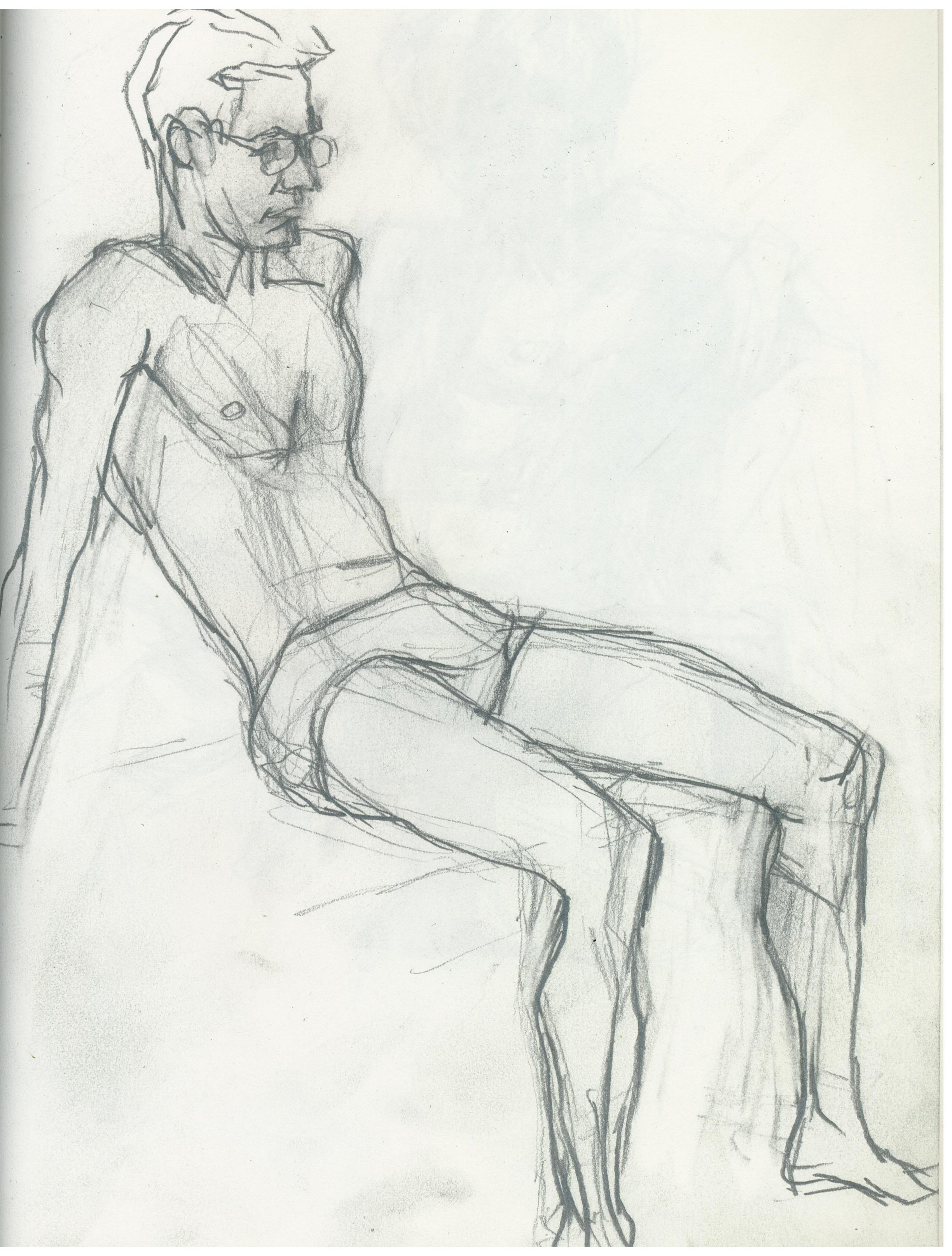 Krueger- sketch of young man sitting.jpg