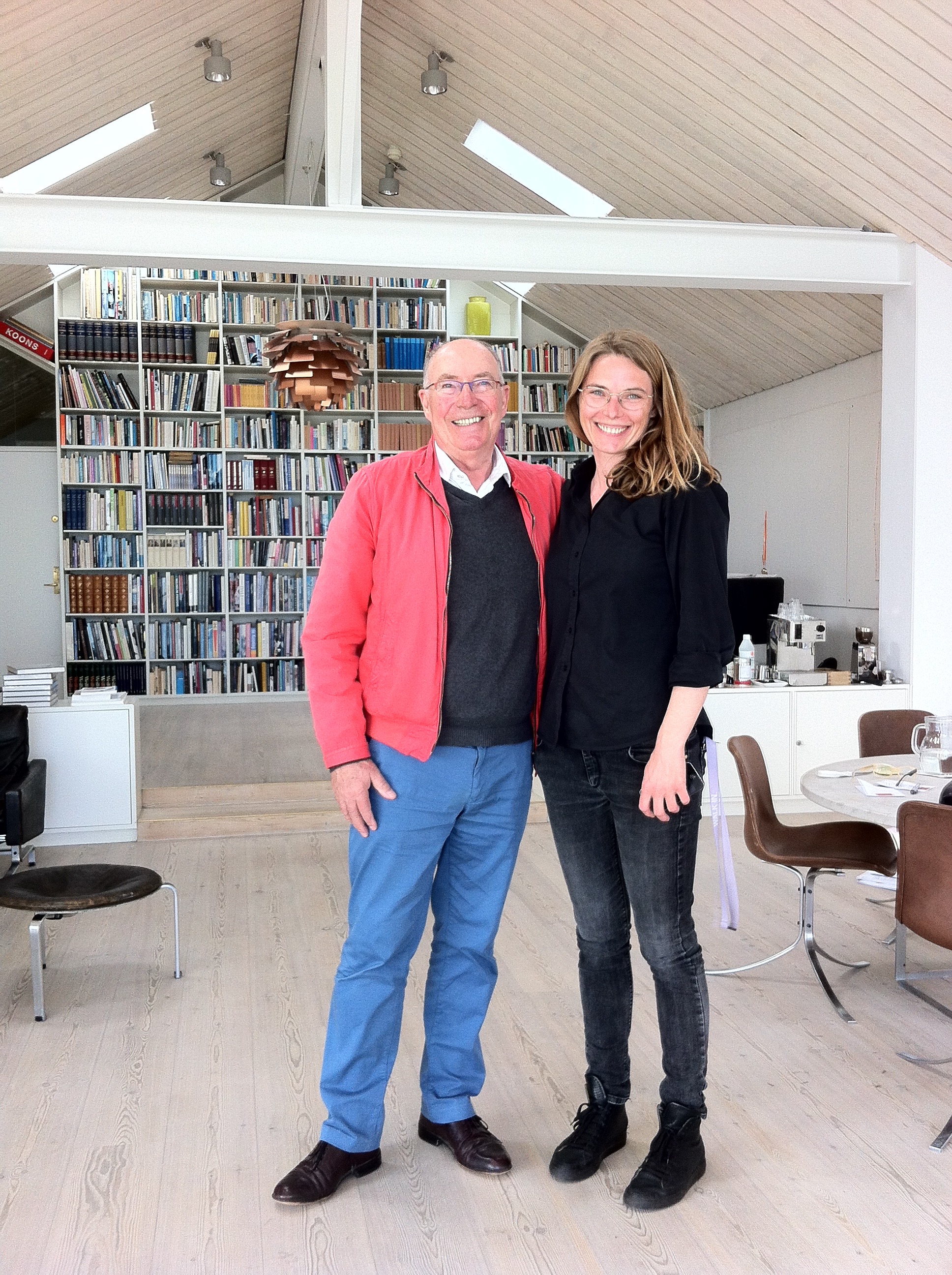  With Tine Colstrup, Louisiana Museum, Copenhagen, 2015 