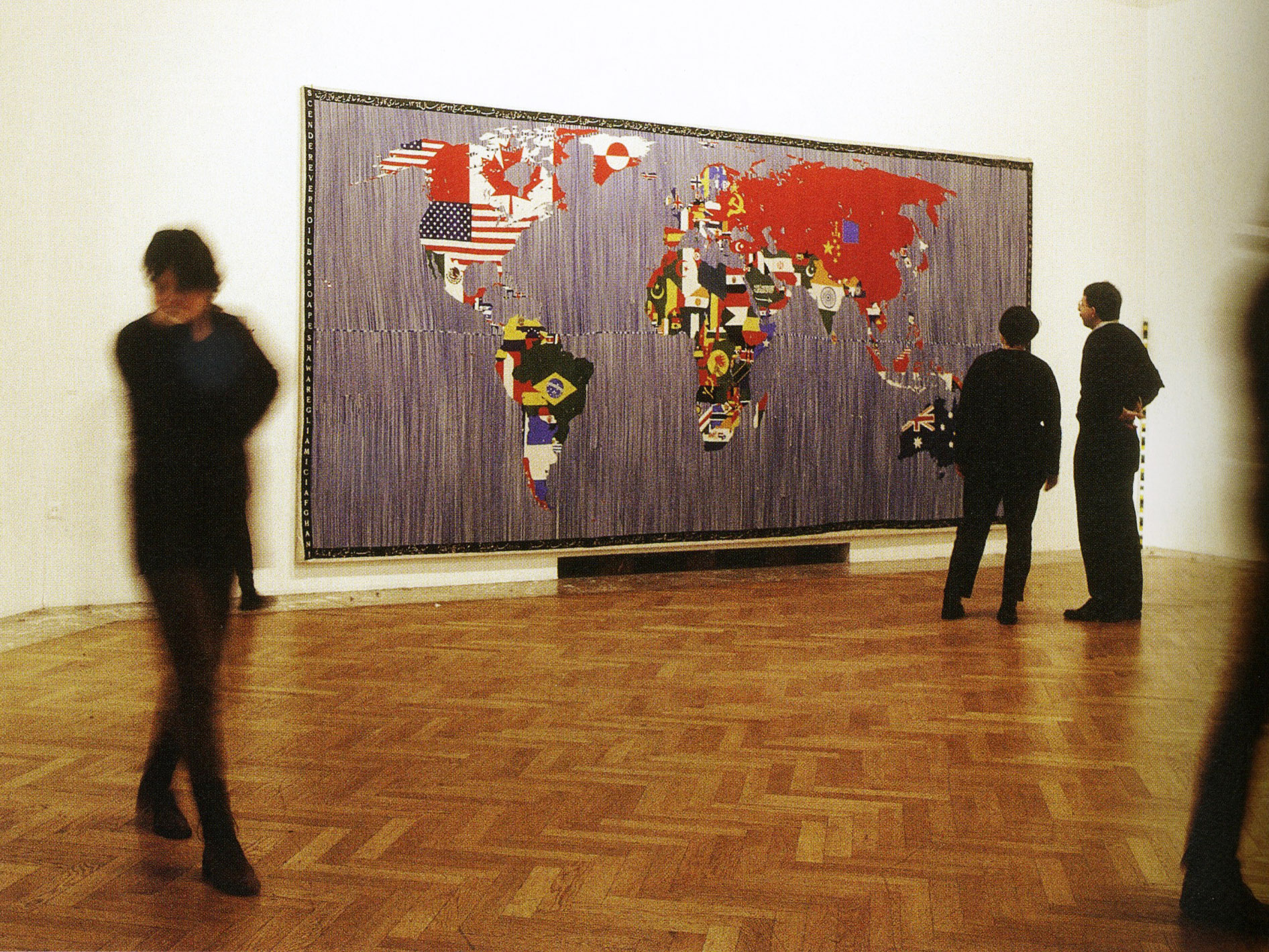   Nous voici, All of Us : Works by Boetti, Cadere. Photo Philippe De Gobert. 