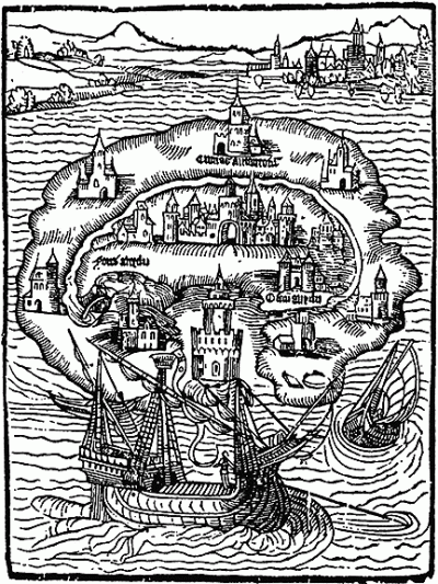 Thomas More's 'Utopia' You may not have heard of Sir Thomas More’s ‘Utopia’, but the term itself you would have more likely heard. The etymology of the word gives it a meaning of a ‘non-existent society described in considerable detail’. The word literally means ‘No place’, an obscured joke made by the author himself. Ryan Ratnam
