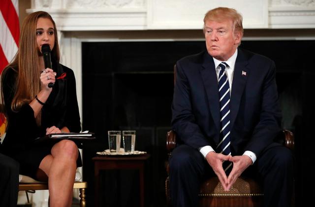 Trump listening to gun violence survivors