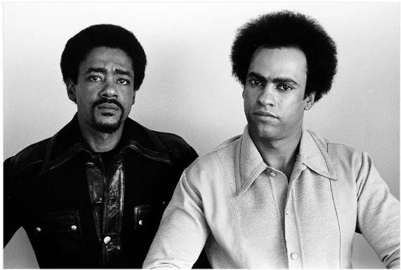The party founders: Bobby Seale (left) and Huey Newton (right)