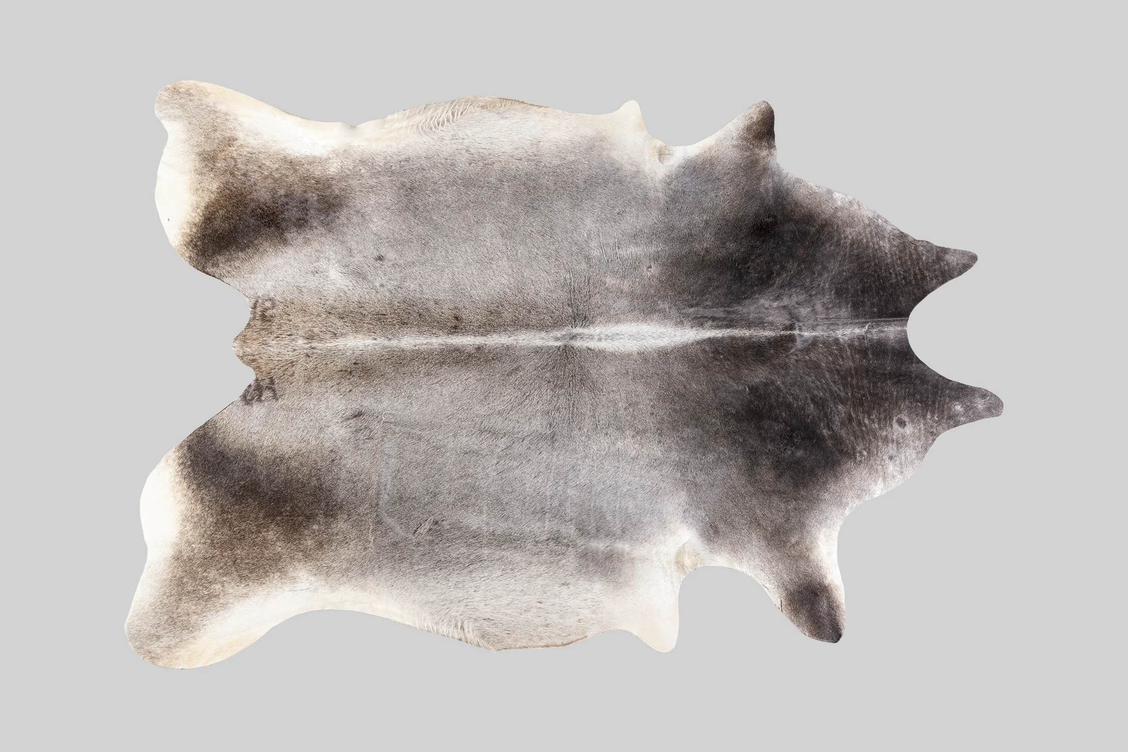 GRAY GENUINE BRAZILIAN COWHIDE
