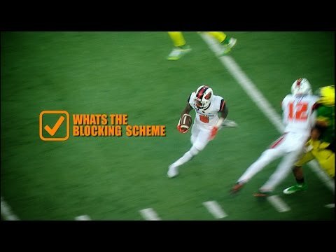 Oregon State's Victor Bolden describes the art of a successful punt return