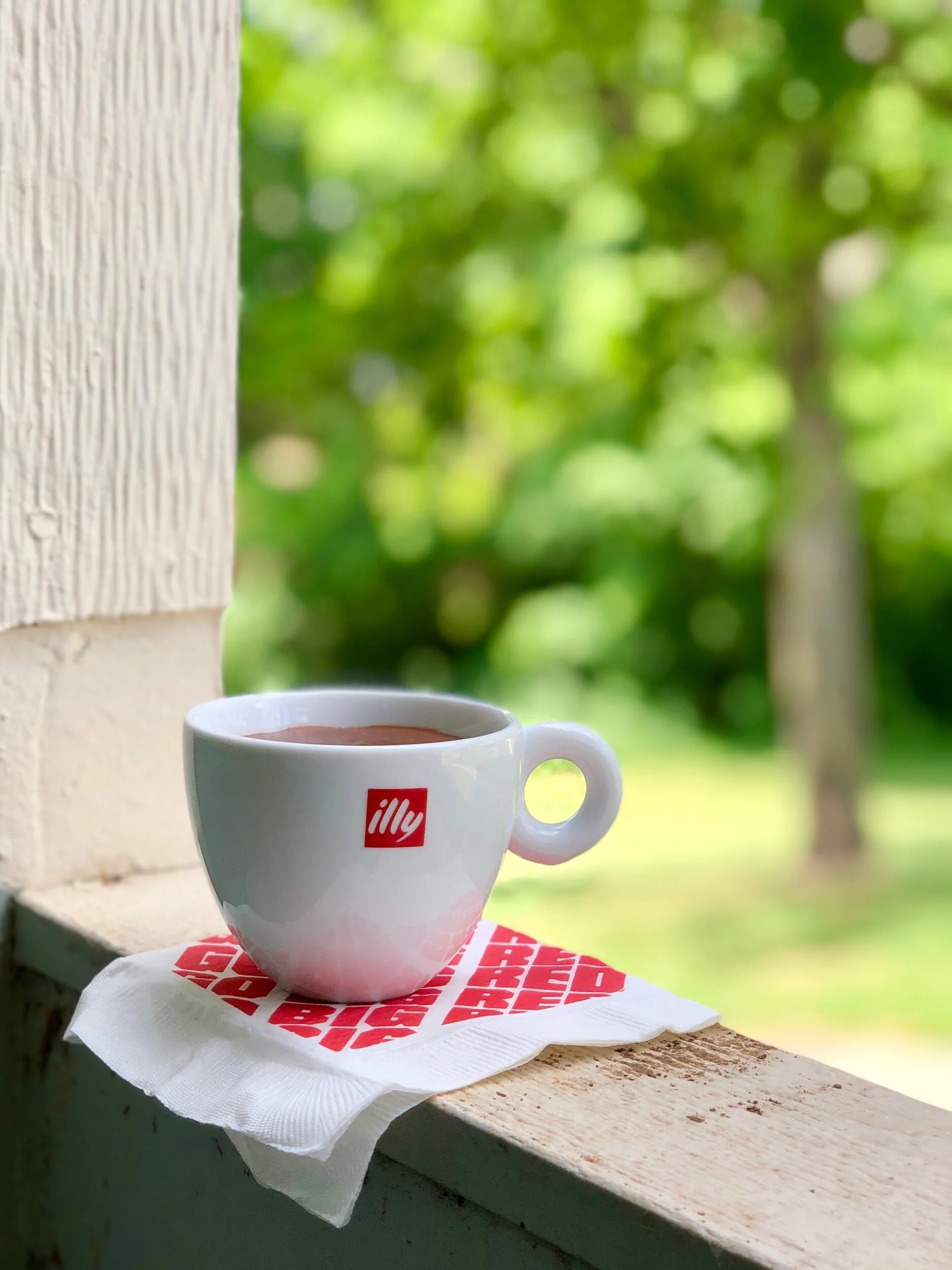 Cute serving idea! Chocolate pudding in a thrifted espresso cup!
