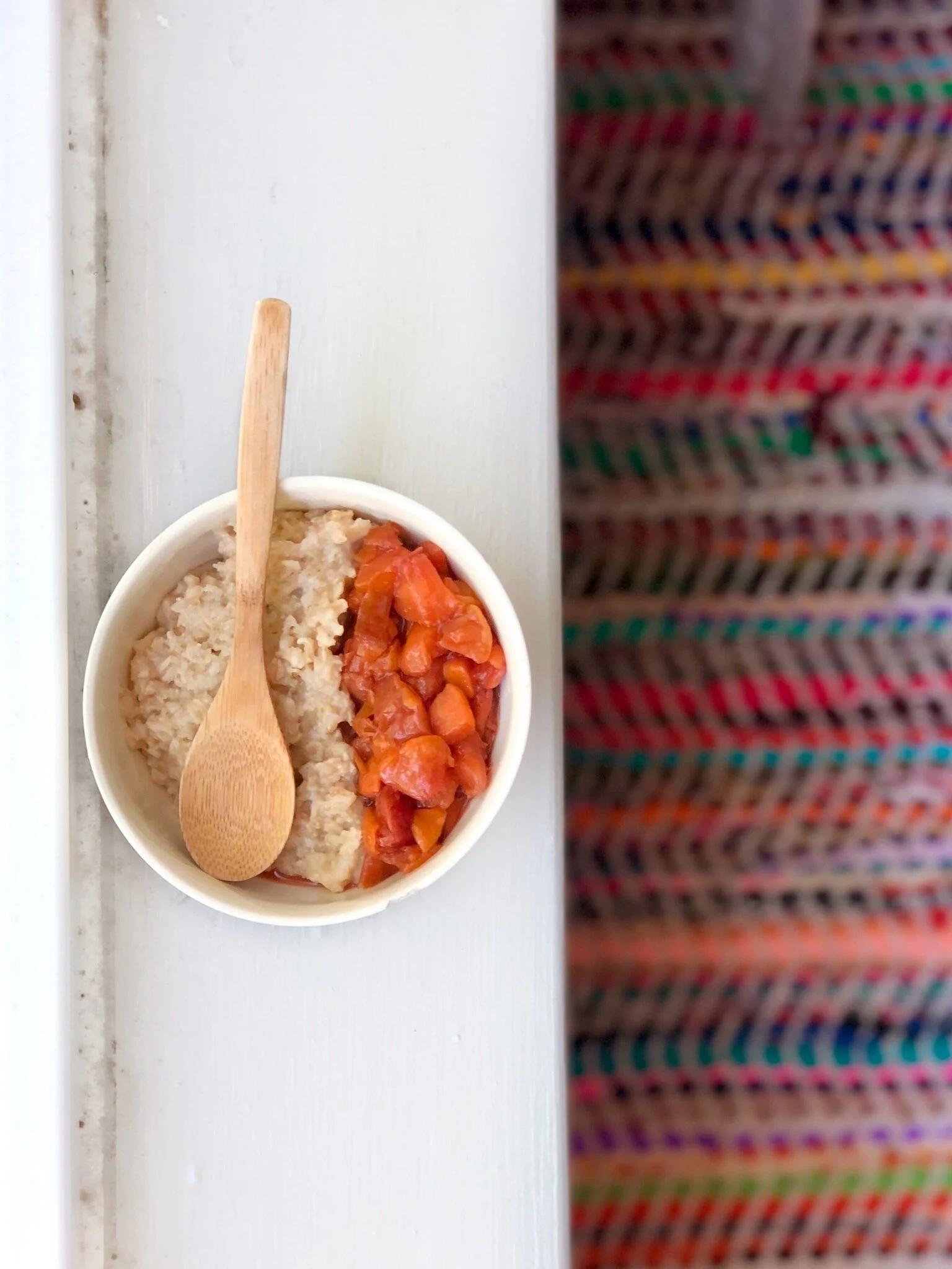 Peach Compote + Oatmeal