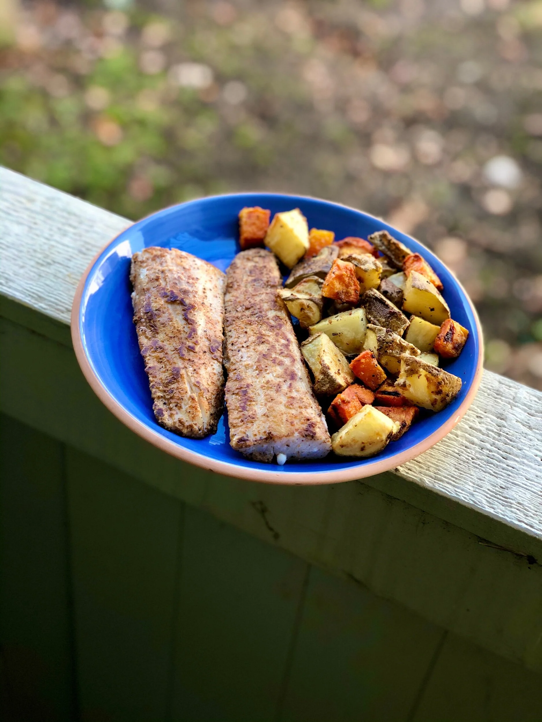Mahi Mahi + Roasted Root Veggies