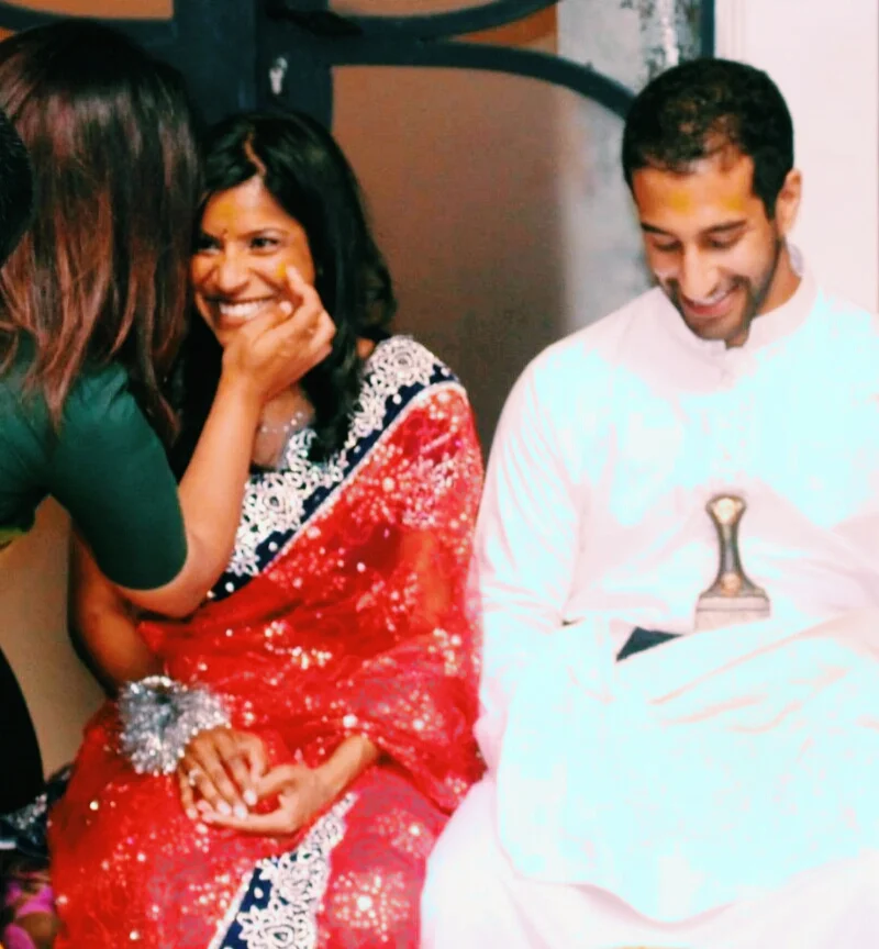 Turmeric pre-wedding ceremony