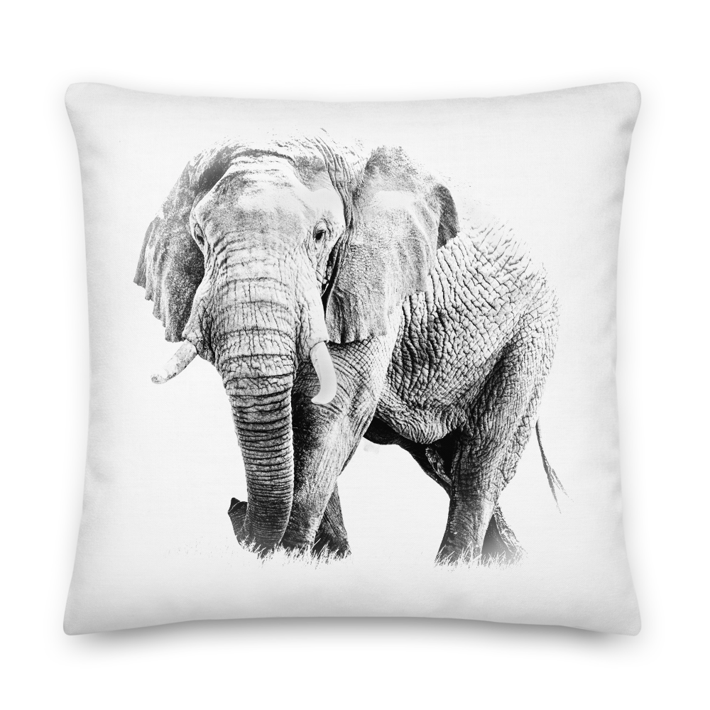 Elephant Throw Pillow