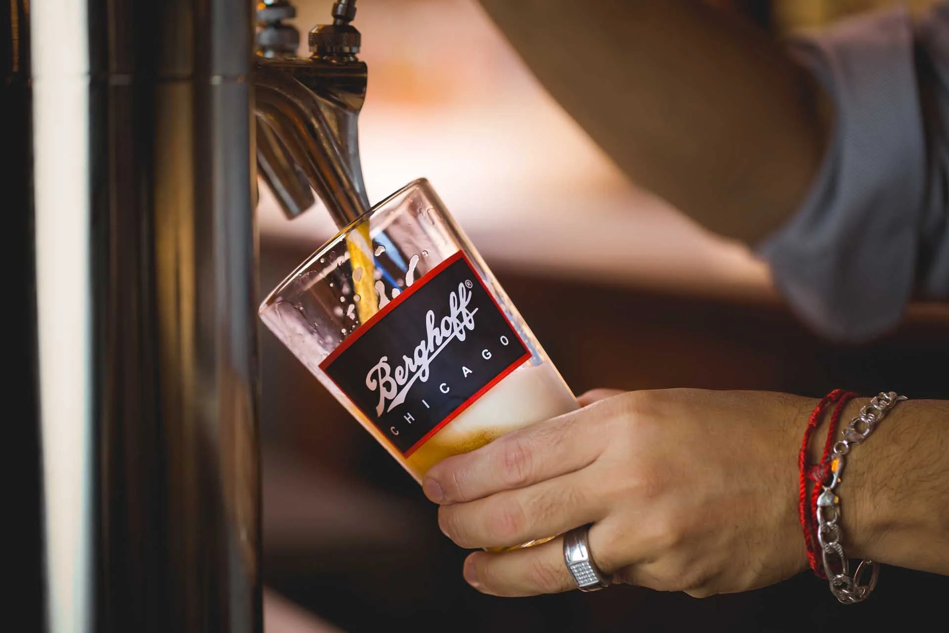 The Berghoff Beer Pour