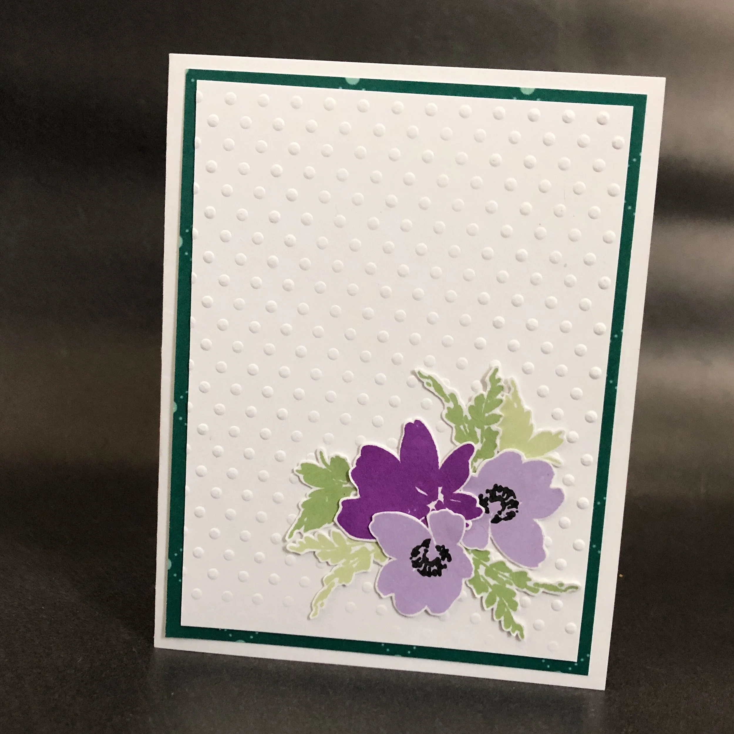 Aren’t these flowers beautiful! They were from an exclusive stamp set Altenew sent me as a thank you gift and I love them!