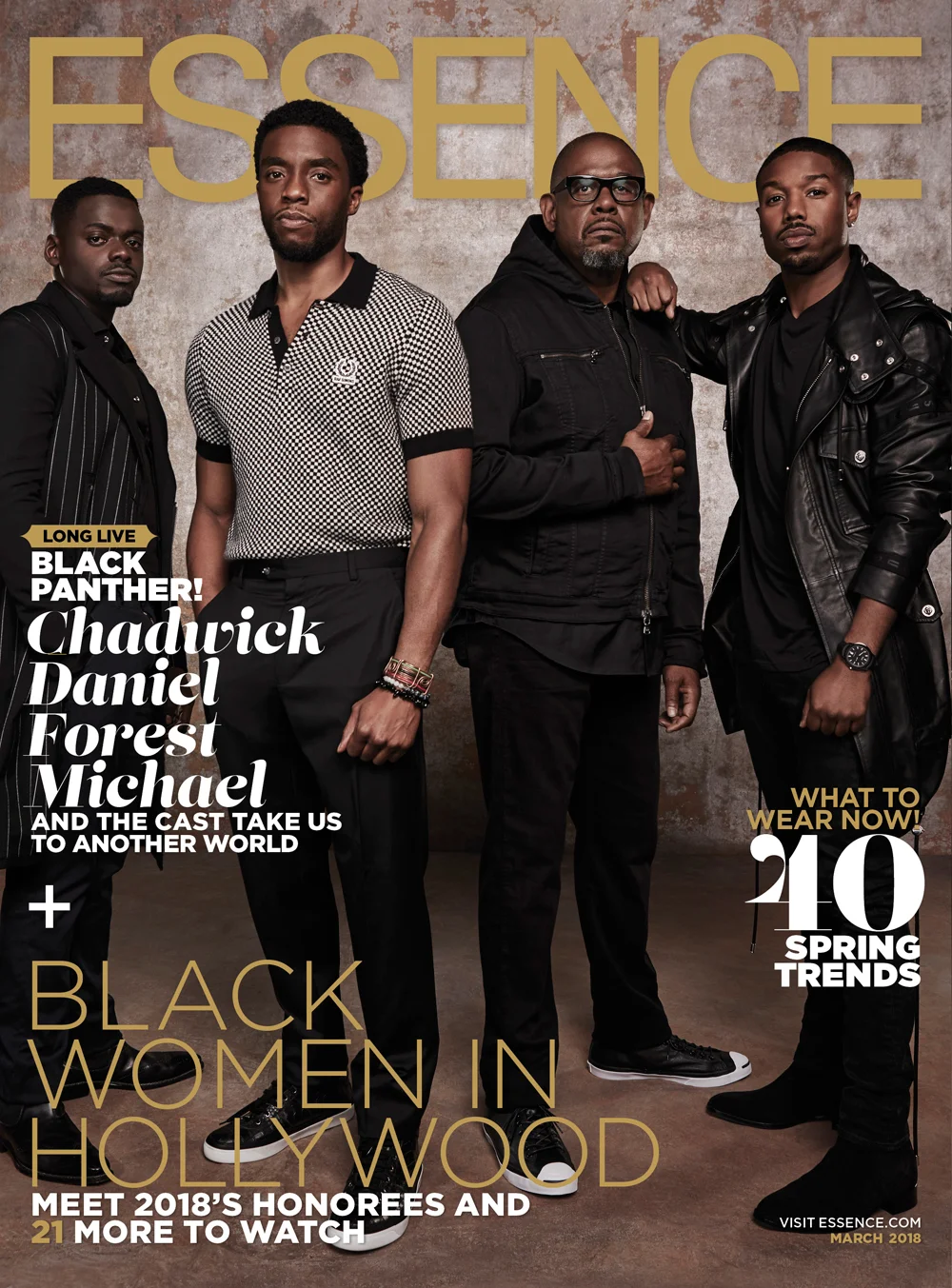 BLACK PANTHER CAST ESSENCE MAGAZINE MARCH 2018 COVER KINGS.jpg