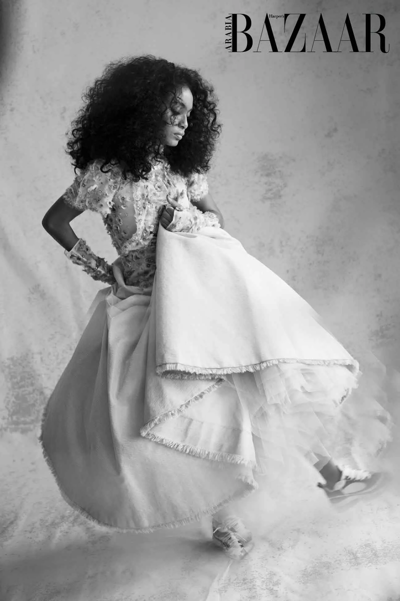 YARA SHAHIDI HARPER'S BAZAAR ARABIA JUNE ISSUE 2018 BLACK AND WHITE.jpg