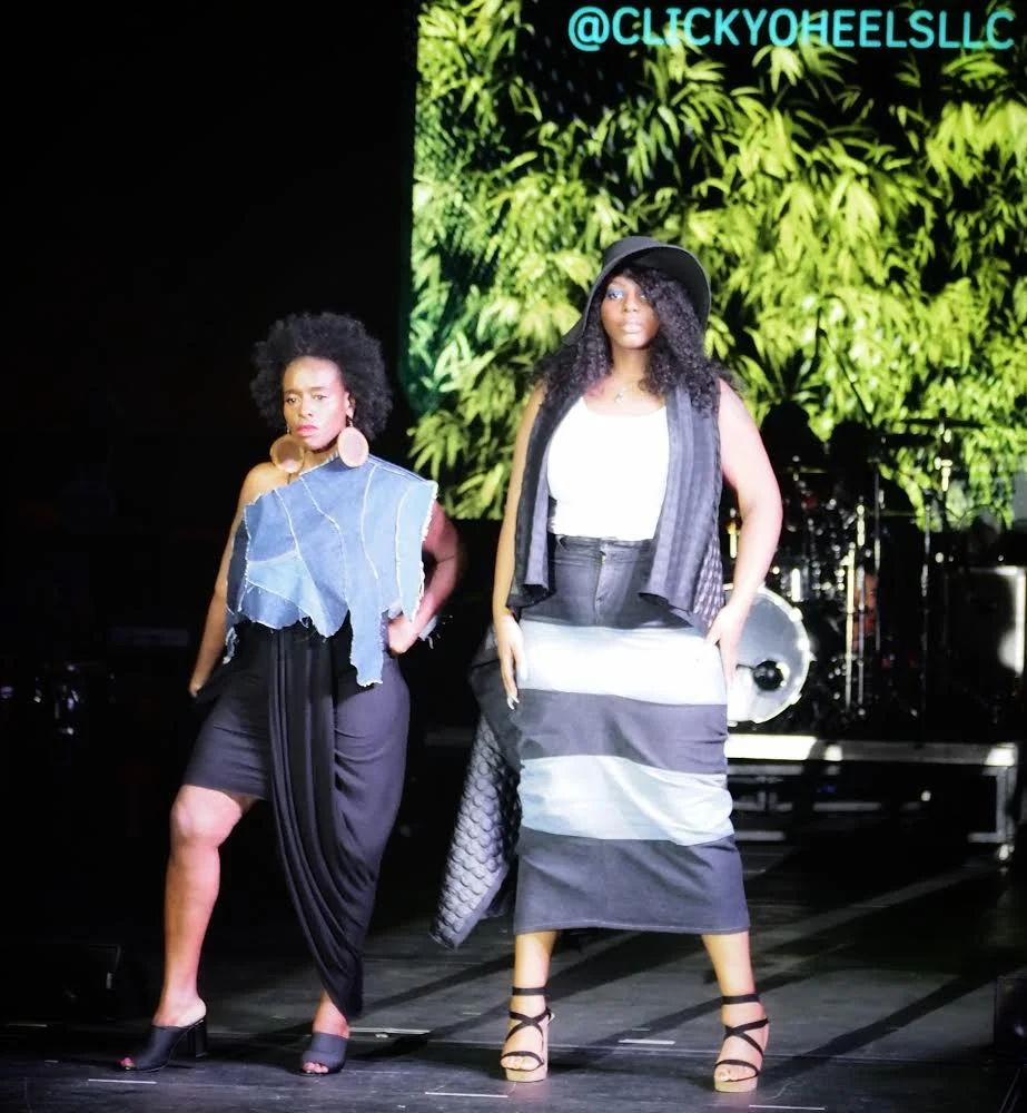 Models: Dana Mari & Its All Journey IG’s: @danamari1 & @its.all.journey Dress: Chiccastaway Boutique Denim Shrug & Skirt: Clickyoheels LLC Floppy Hat & Quilted Vest: Cedi Johnson Curated: Clickyoheels (Gabrielle Hatcher)
