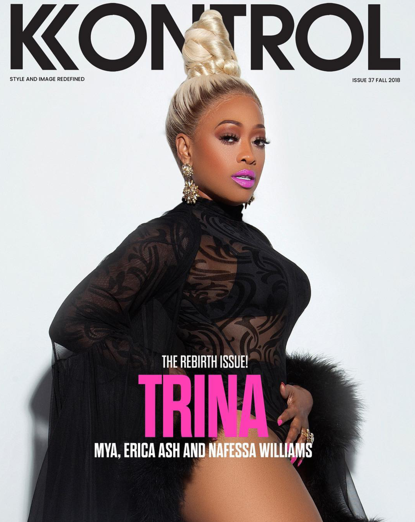 KONTROL MAGAZINE REBIRTH ISSUE 2018 TRINA COVER.png