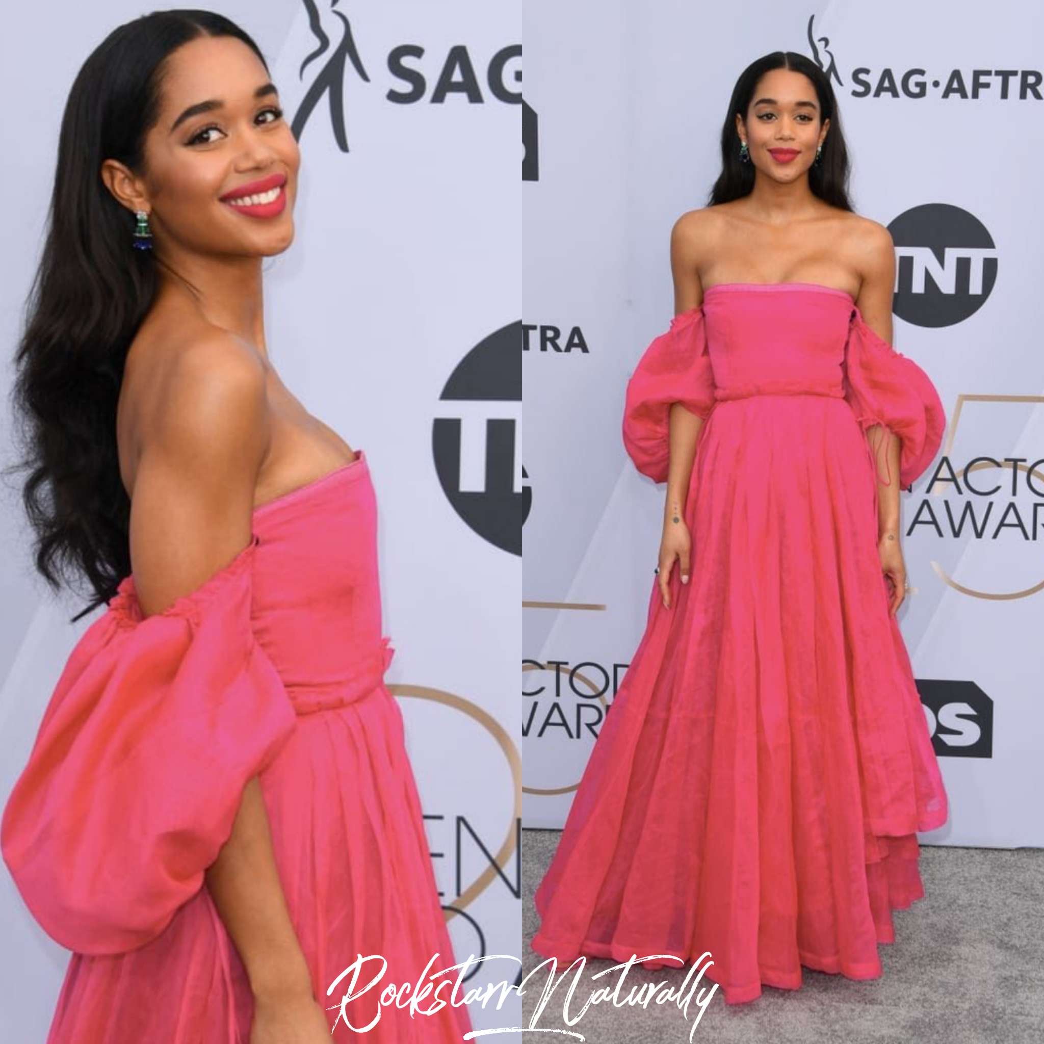 SAG AWARDS 2019 RED CARPET LAURA HARRIER COLLAGE.png