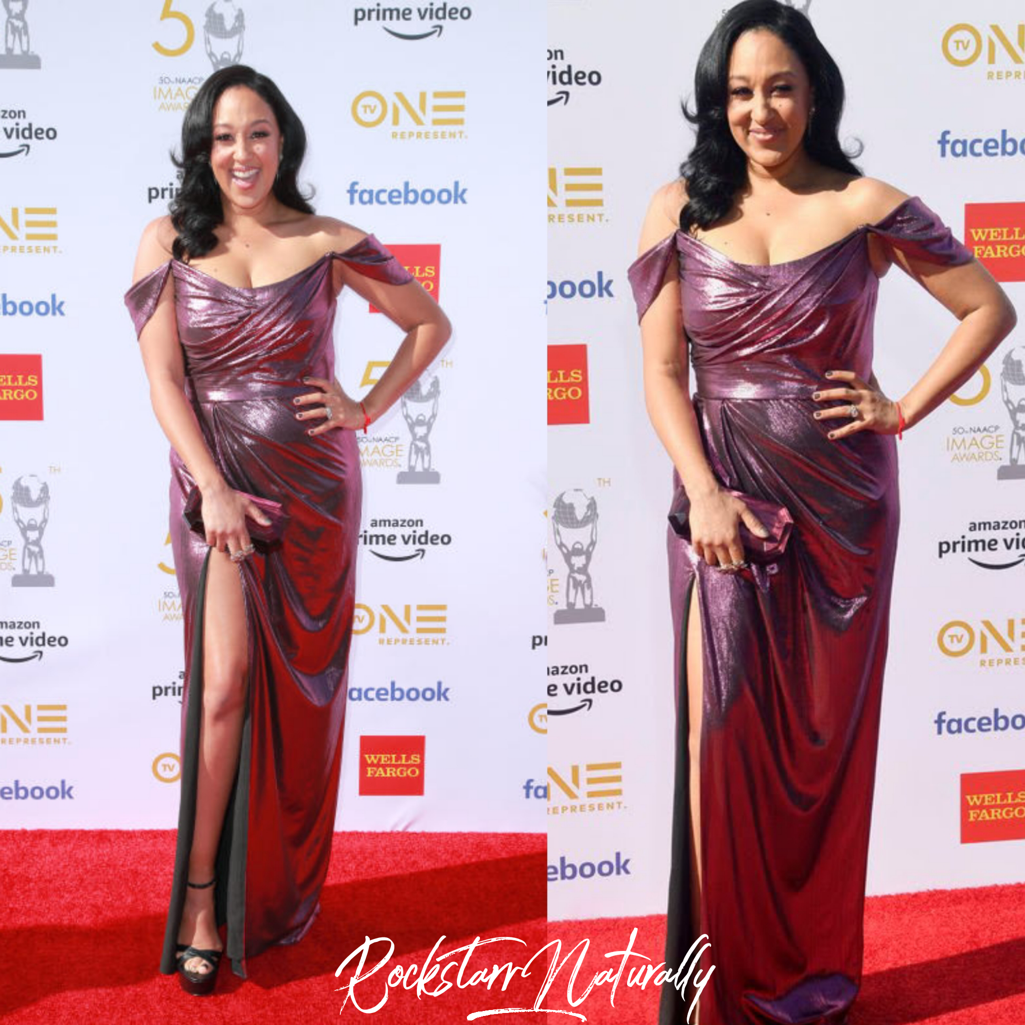 50TH NAACP IMAGE AWARDS RED CARPET 2019 TAMERA MOWRY COLLAGE.png