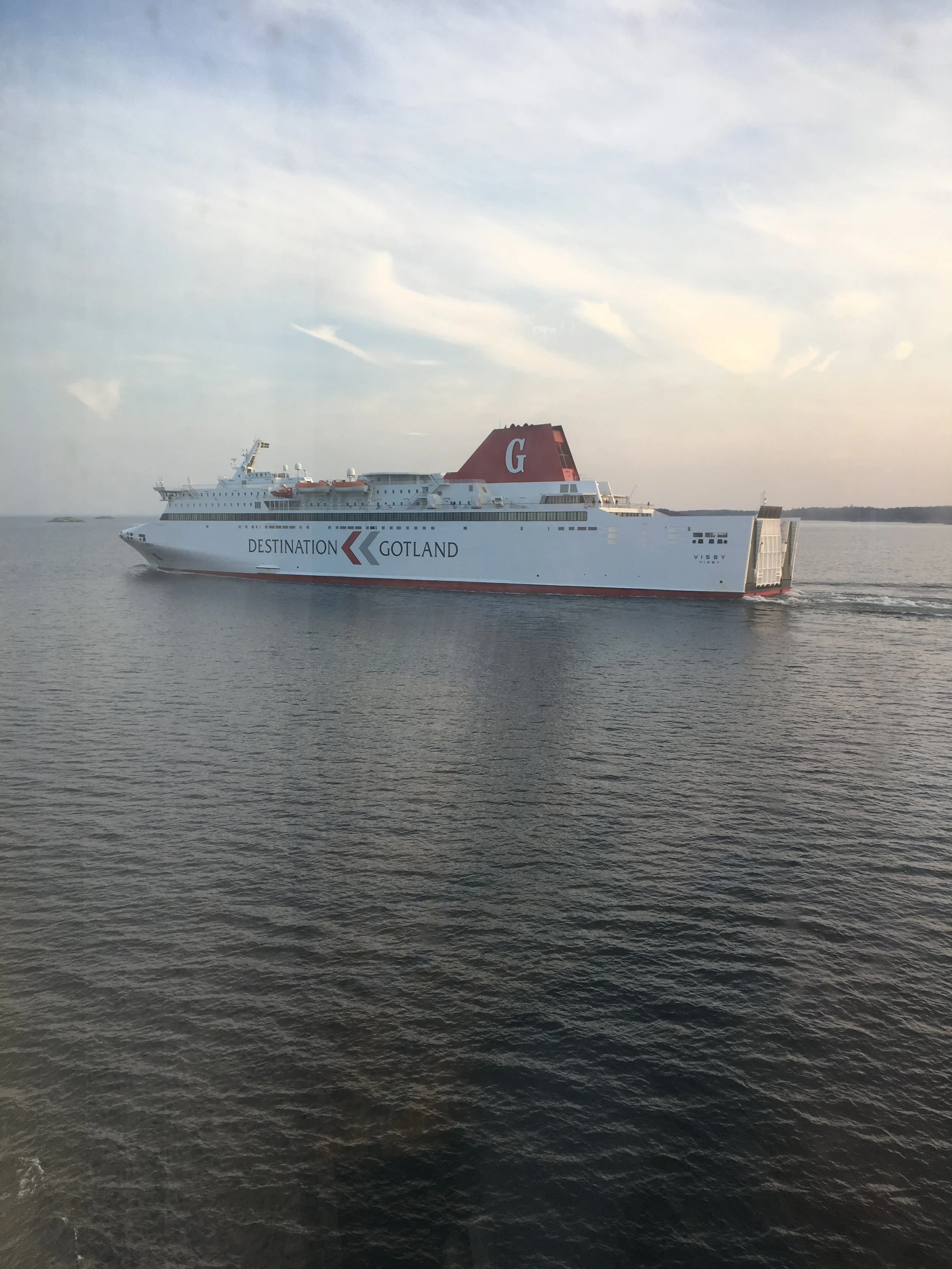 A peaceful journey across the Baltic to the island of Gotland