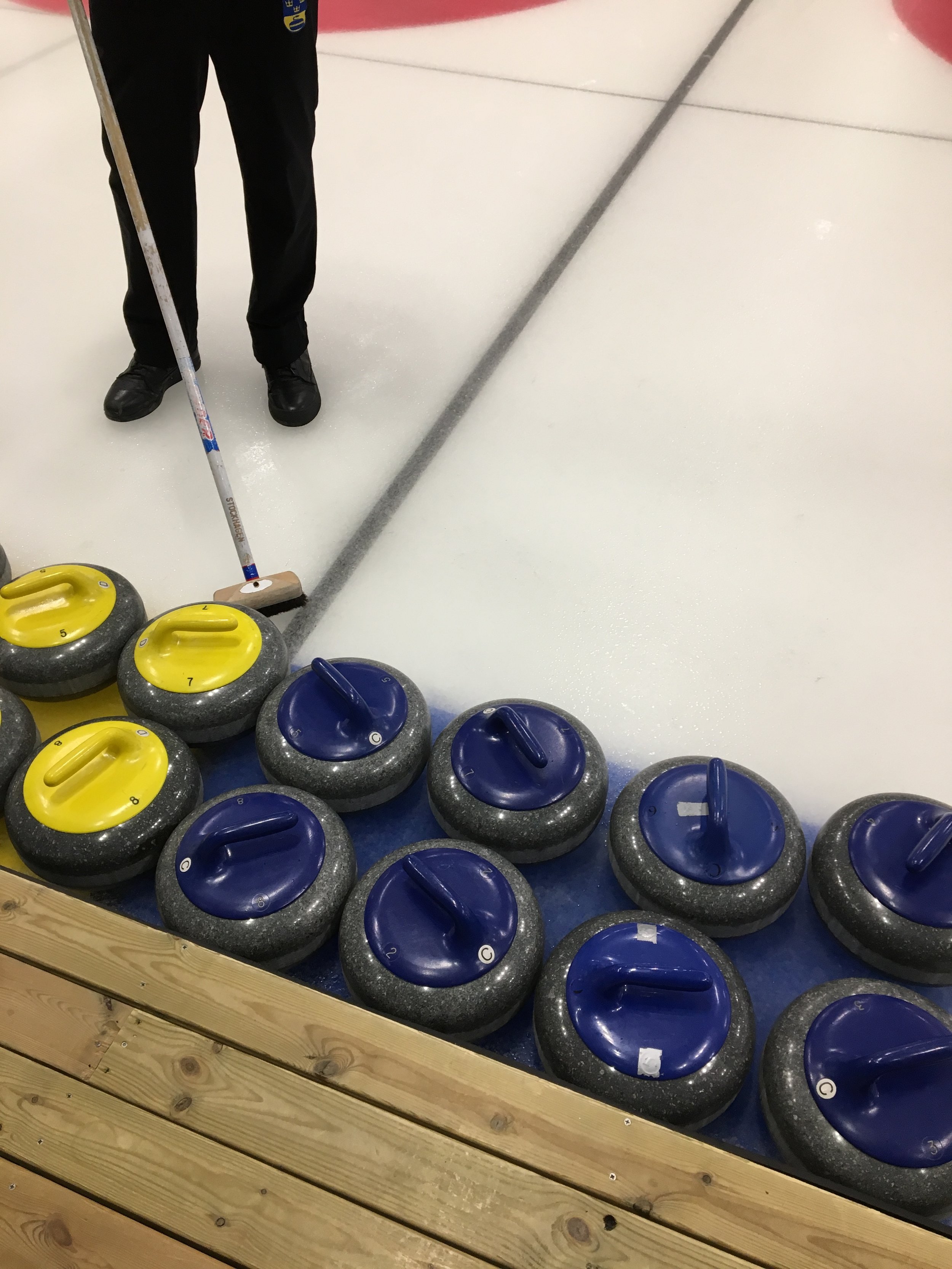Curling stones - made from granite
