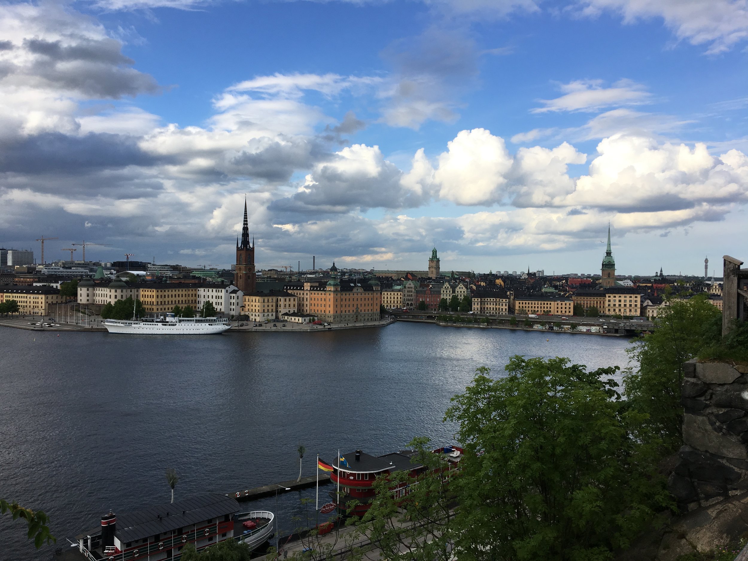 View from Sodermalm.  We will miss this beauty!