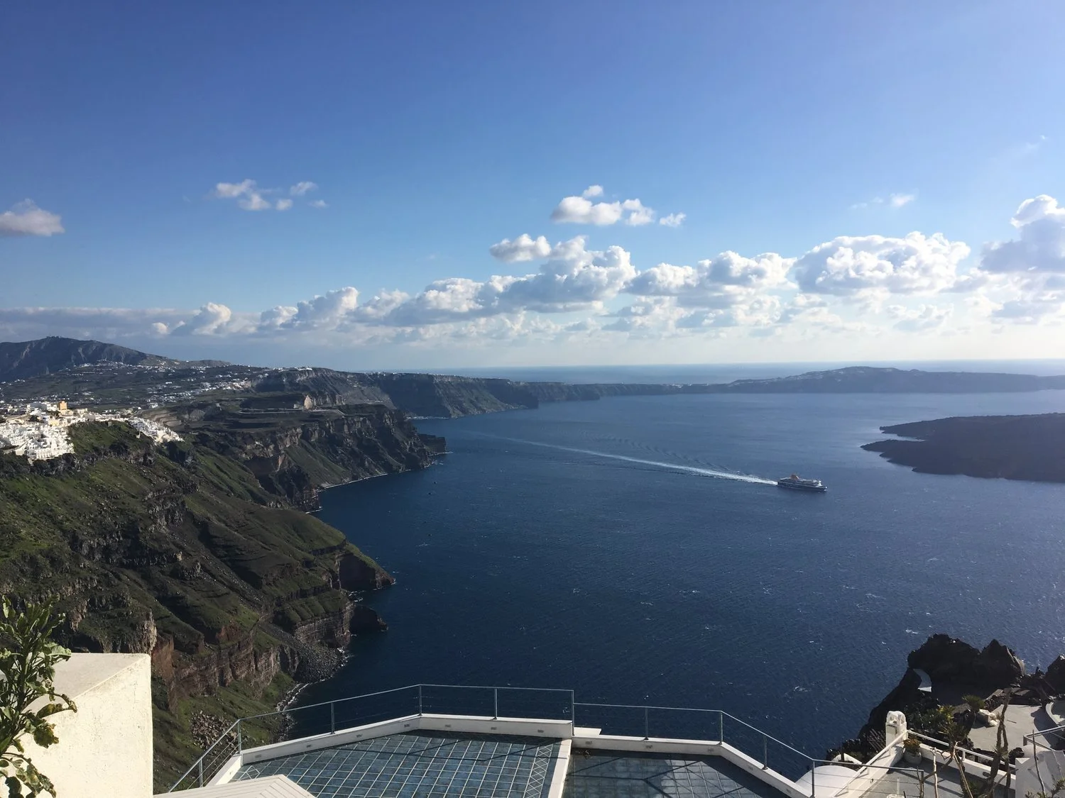 Water now fills the volcanic crater