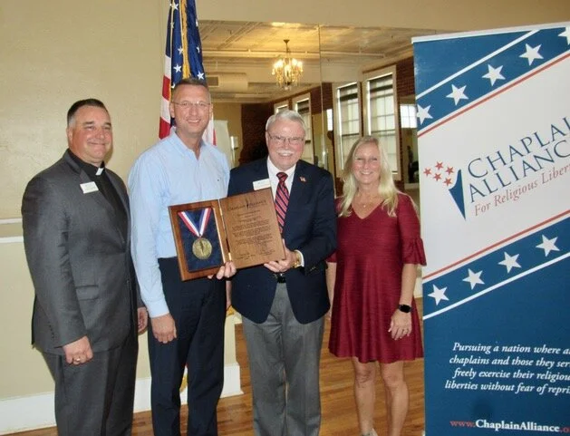 Chaplain Alliance Presents Torchbearer Award to Representative Doug Collins, R-GA