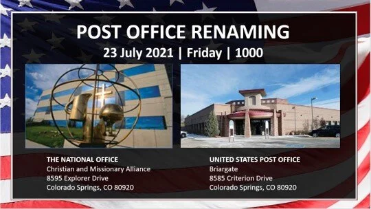 Chaplain Goetz Post Office Ceremony