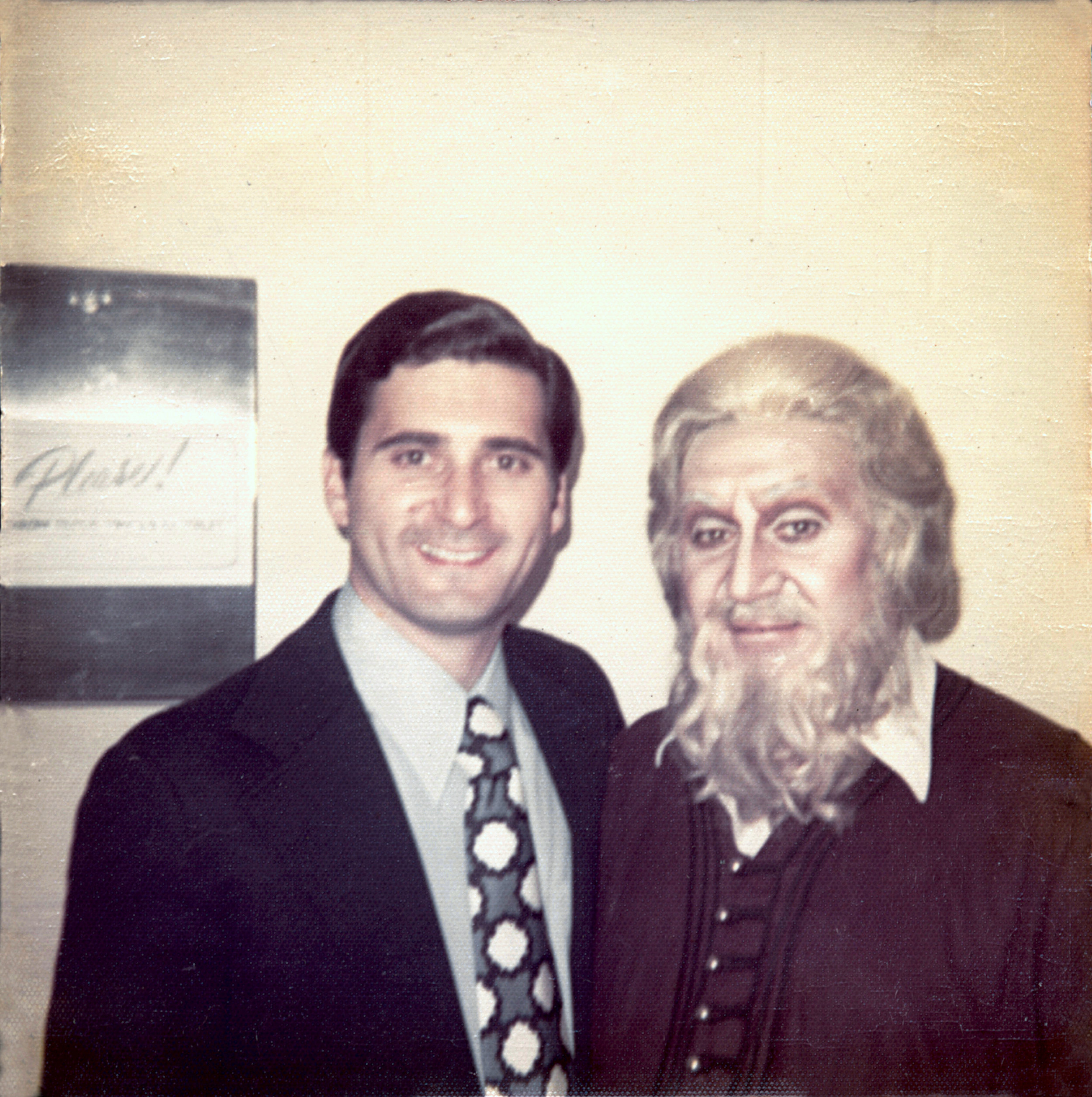 David with his father, Richard Tucker, at a performance of La Juive.