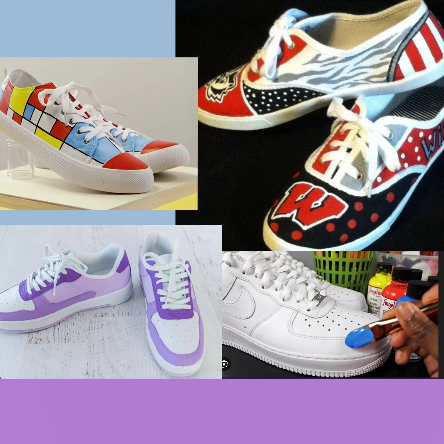 DIY PAINT YOUR OWN SHOES - Learn