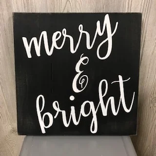 $40 | Merry and Bright | 13"x13"