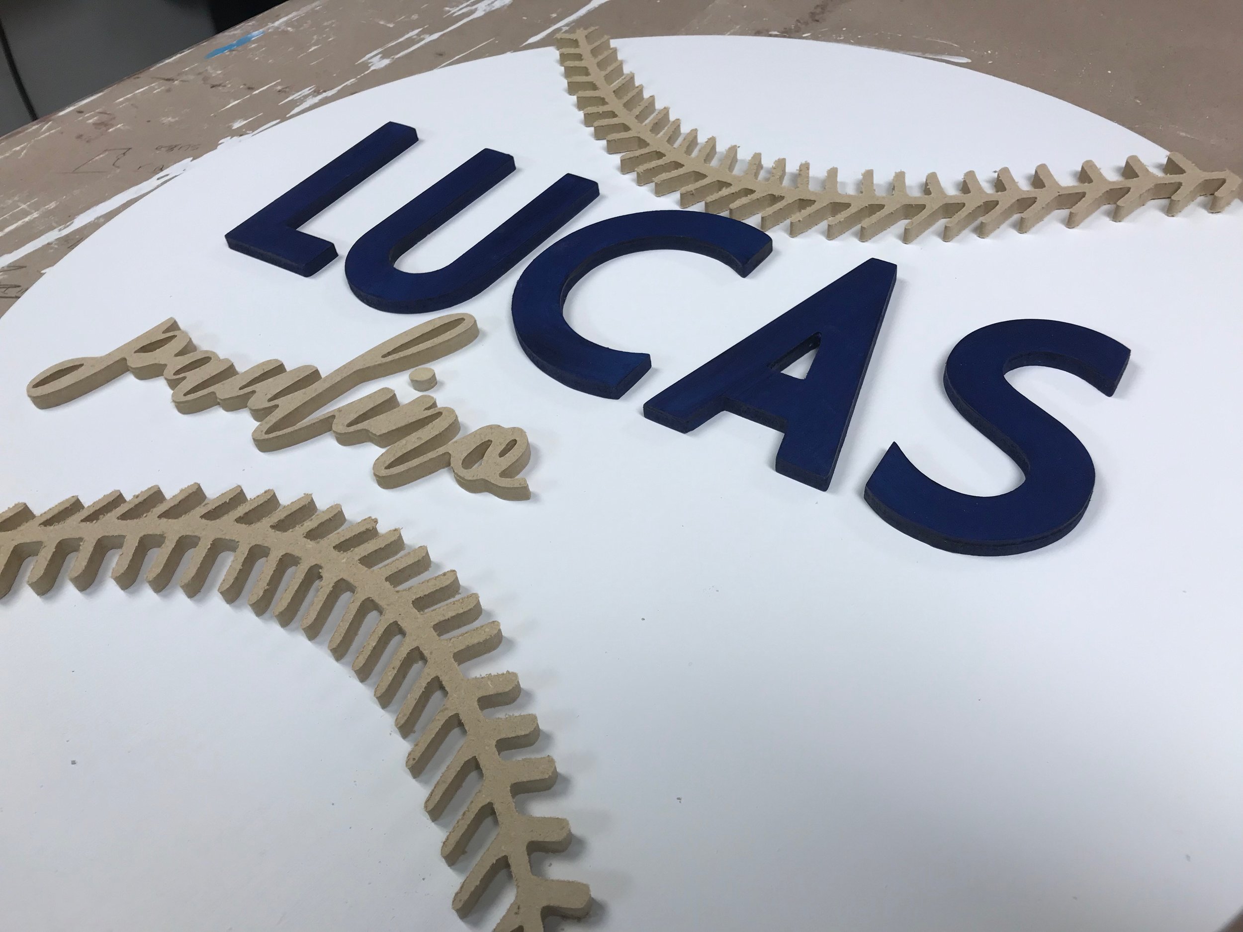 21" | 3D Baseball | $65