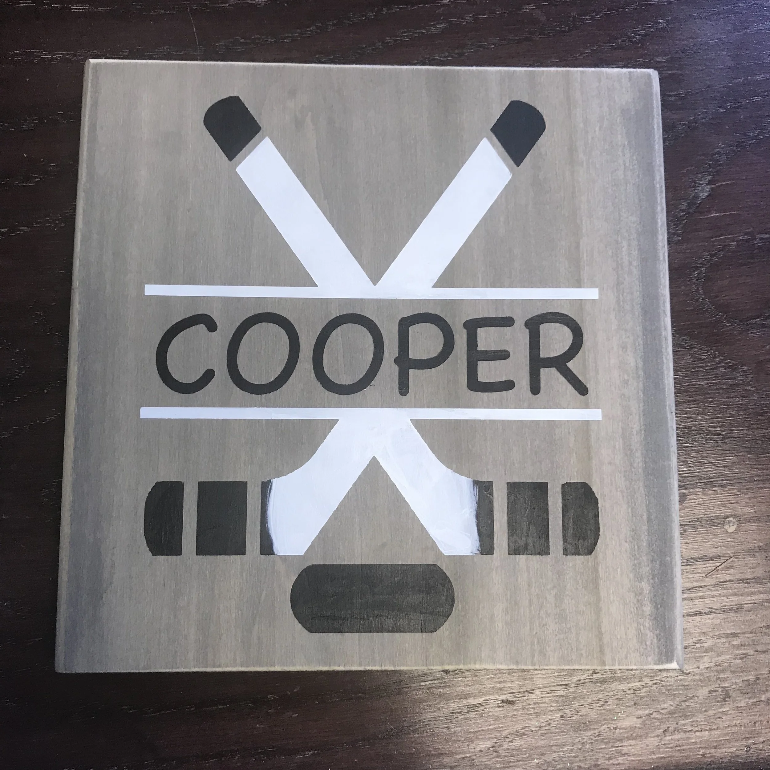 10"x10" | Hockey Name